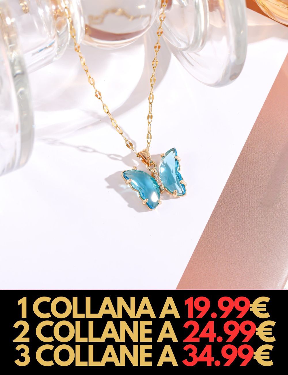 Collana Farfalla Incantata - CON CONFEZIONE REGALO INCLUSA!