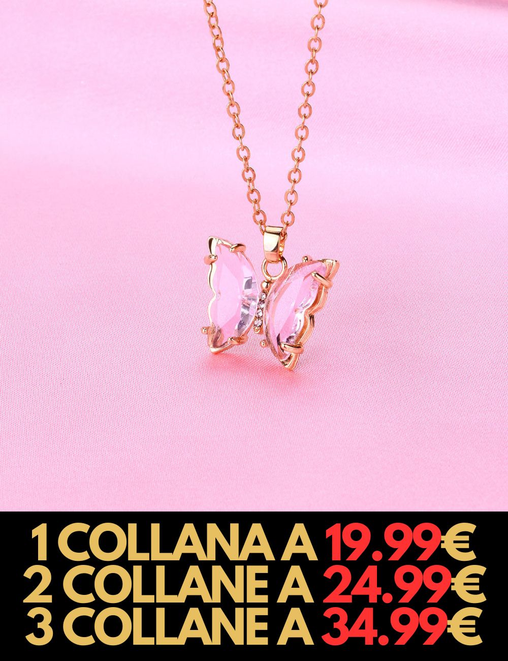 Collana Farfalla Incantata - CON CONFEZIONE REGALO INCLUSA!